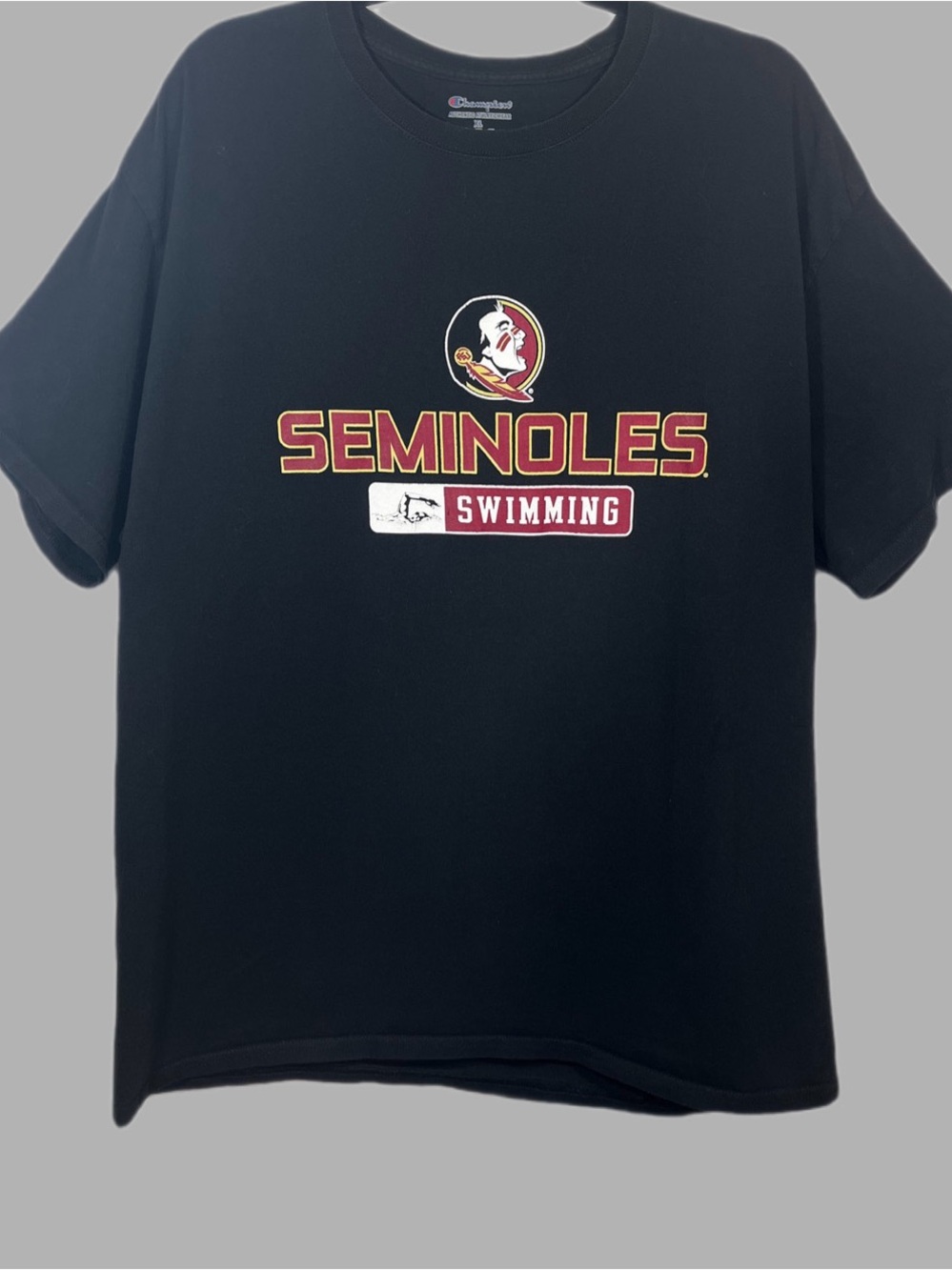 Champion Florida Seminoles Men’s Black Short Sleeve Shirt XL